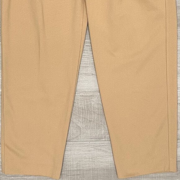 Reiss Camber Pleat Front Tapered Ankle Trousers Pants in Tan Women's Size 6 - Picture 8 of 16
